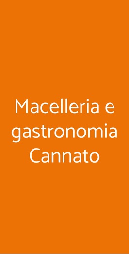 Macelleria E Gastronomia Cannato, Napoli