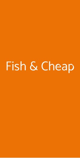 Fish & Cheap, Napoli