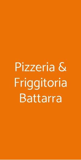 Pizzeria E Friggitoria Battarra, Napoli