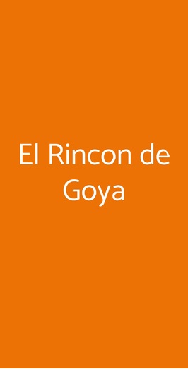 El Rincon De Goya, Pozzuoli