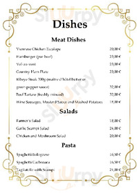 Aux Fines Herbes menu