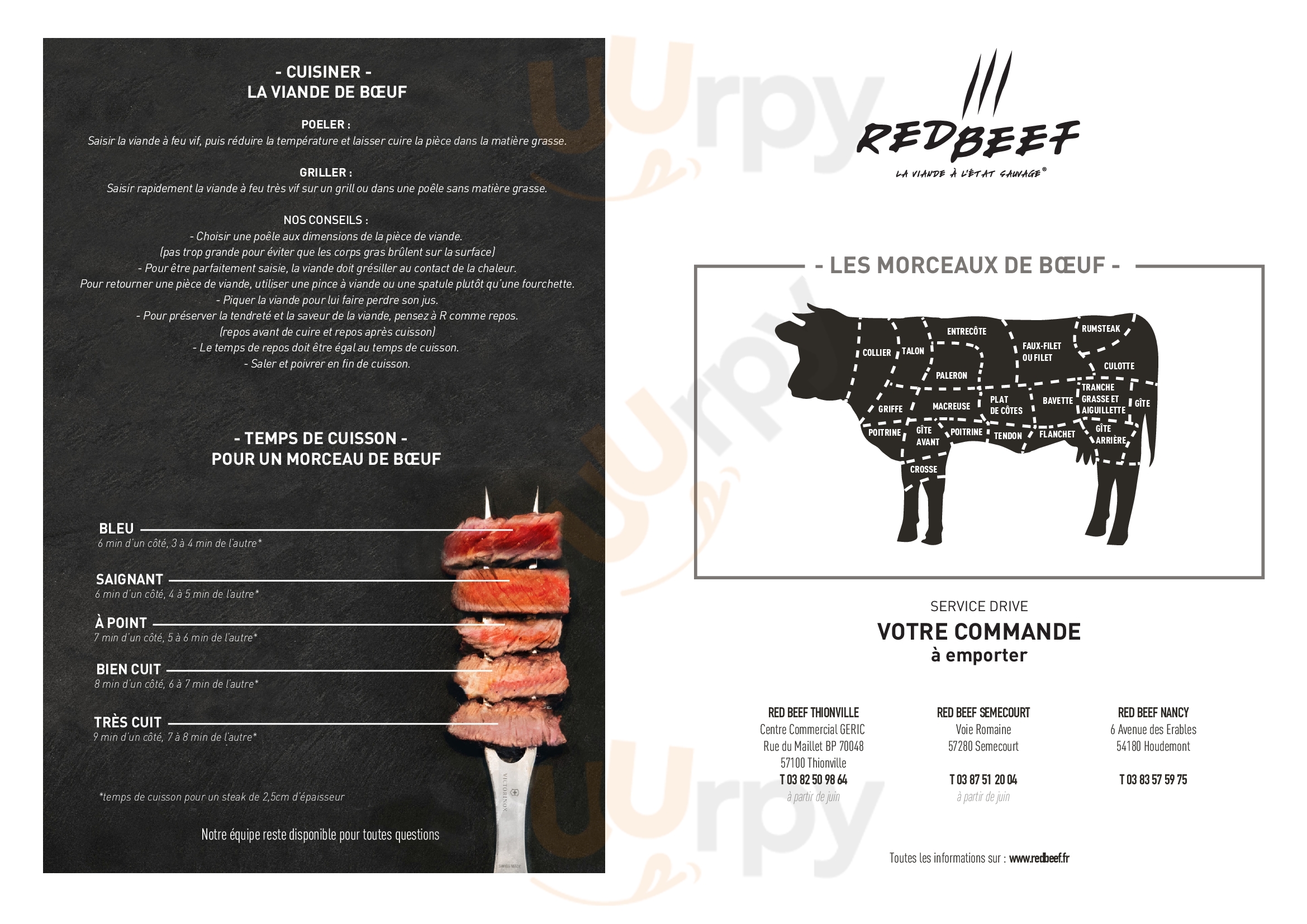 Le Grand Café Red Beef Luxembourg Menu - 1