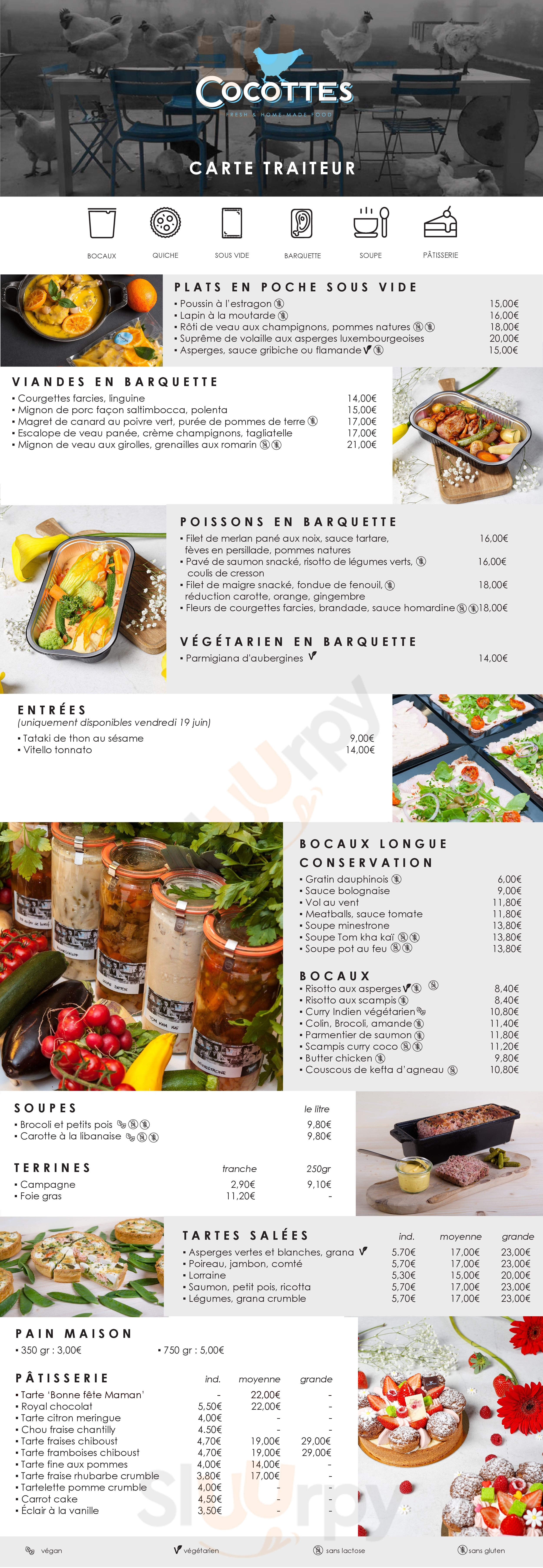 Cocottes Luxembourg Menu - 1
