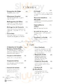 Camp David Ranch menu