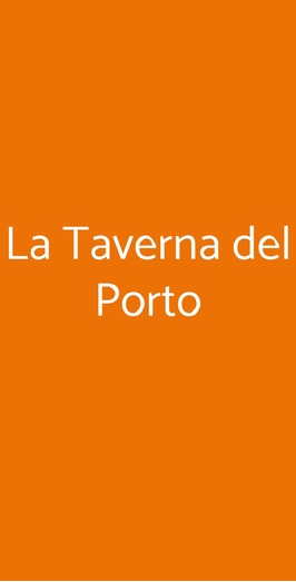 La Taverna Del Porto, Castellammare Di Stabia