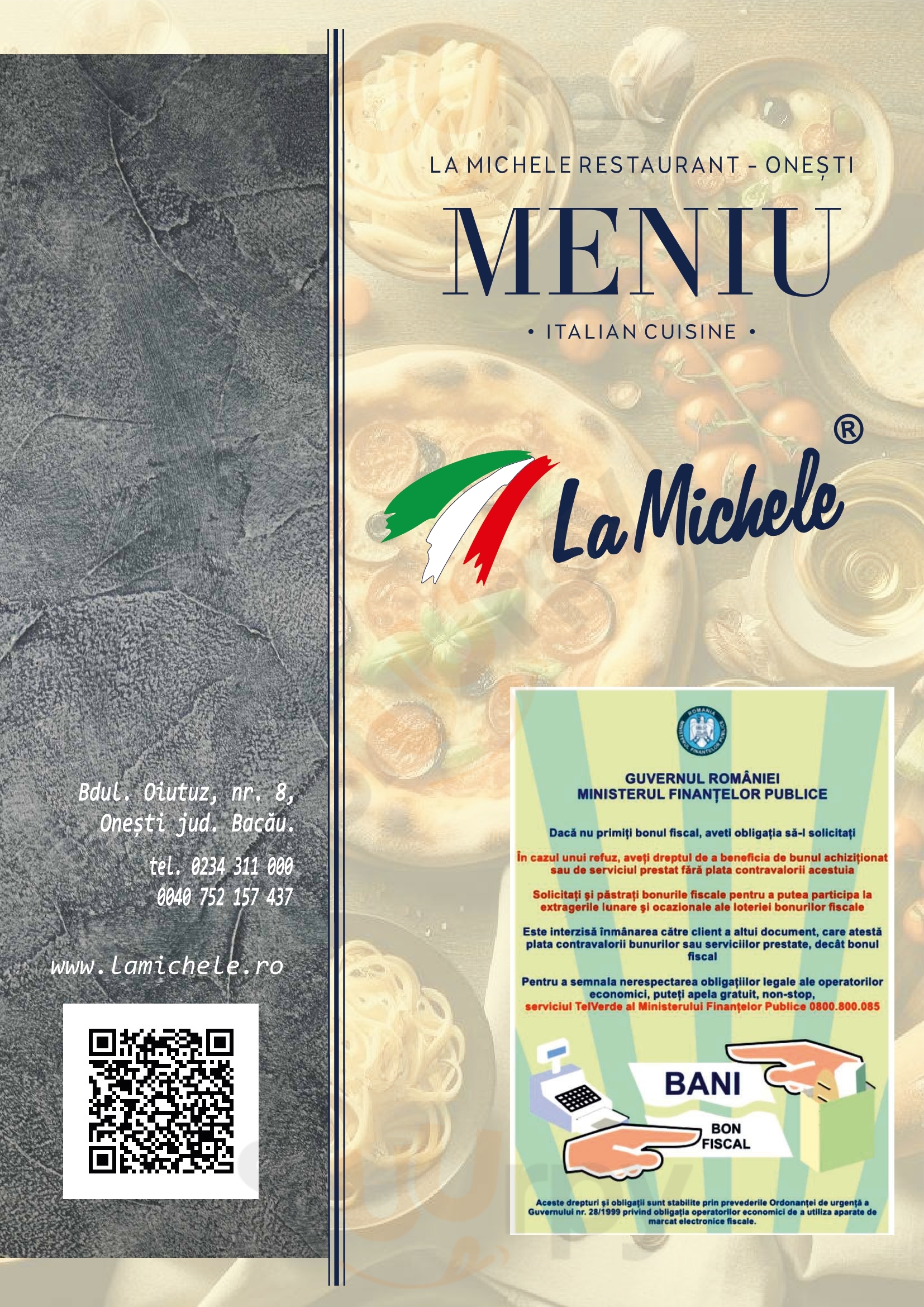 La Michele Onesti Menu - 1