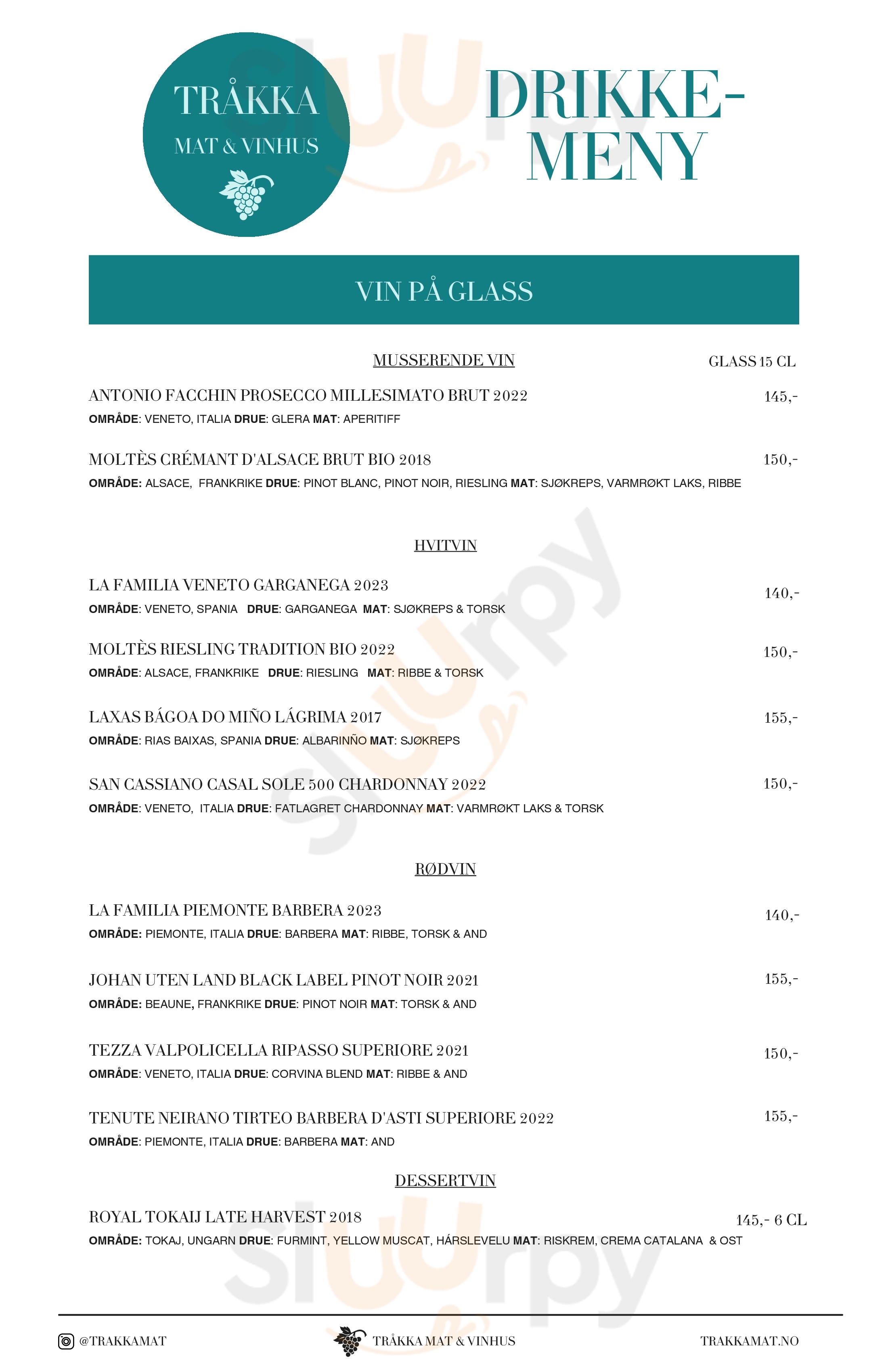 Jordnaer Restaurant Kongsberg Menu - 1