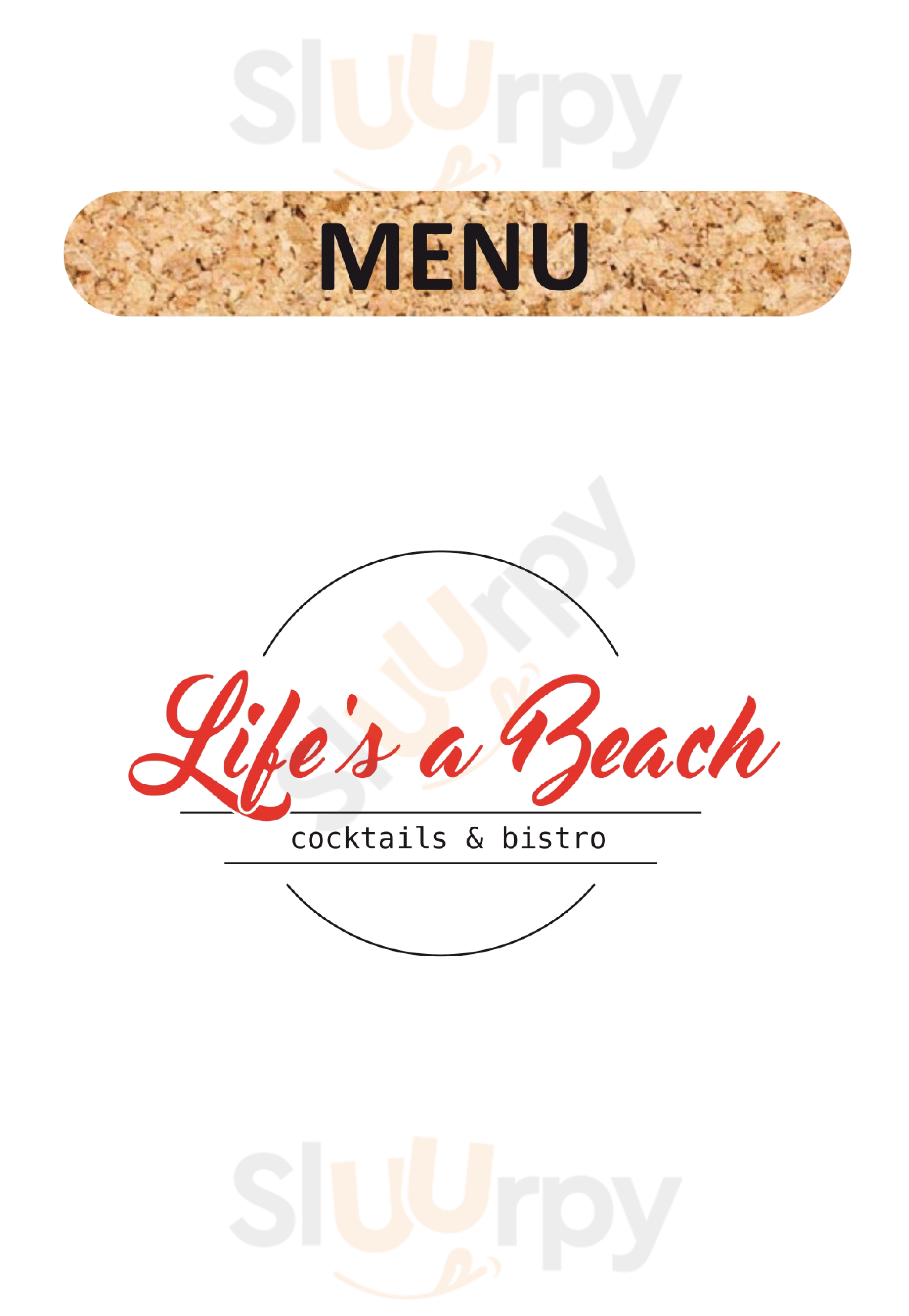 Life's A Beach Cocktail & Bistrobar Podstrana Menu - 1