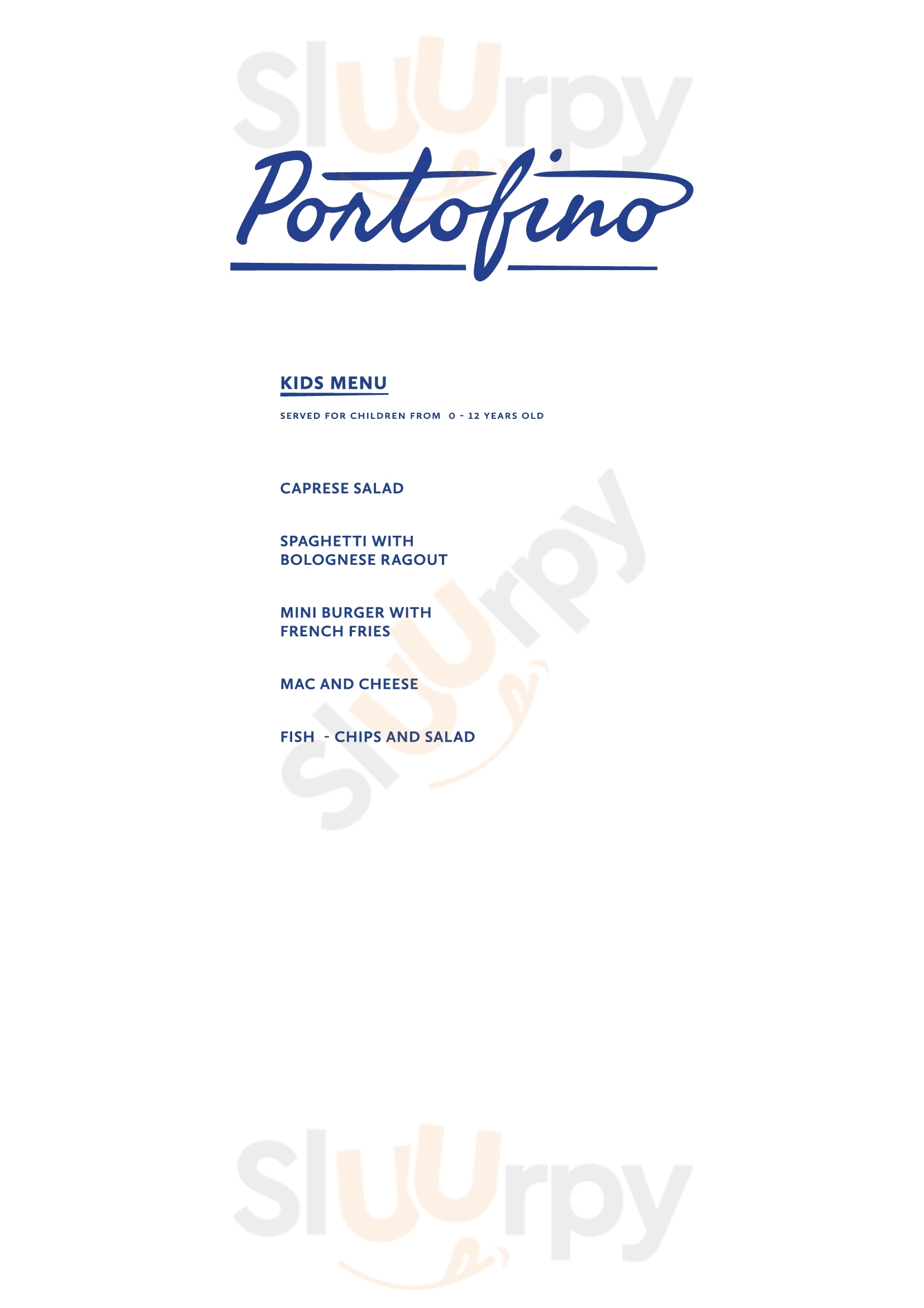 Portofino Split Menu - 1