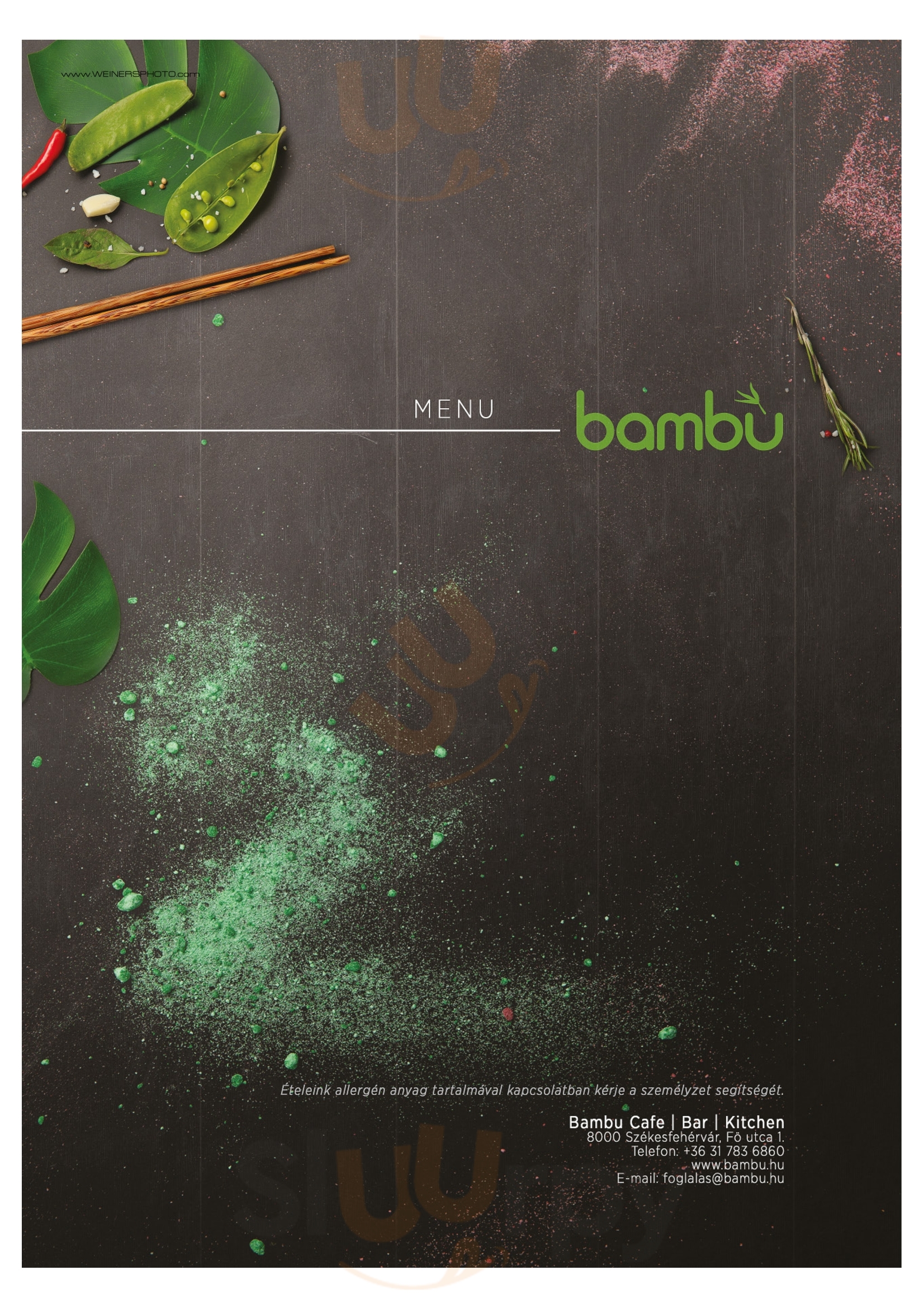 Bambu Étterem Székesfehérvár Menu - 1