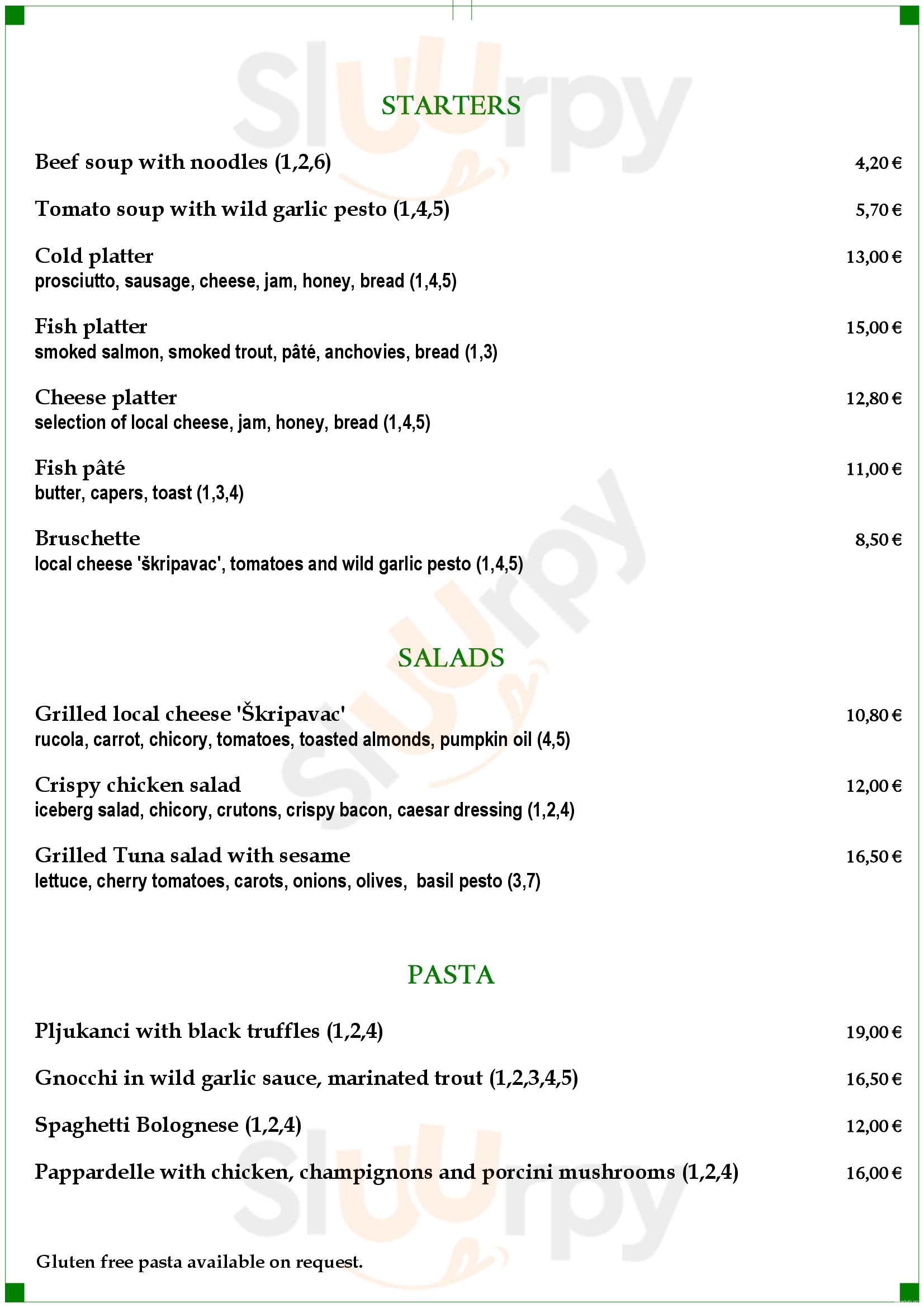 Bistro & Caffe Plum Rakovica Menu - 1