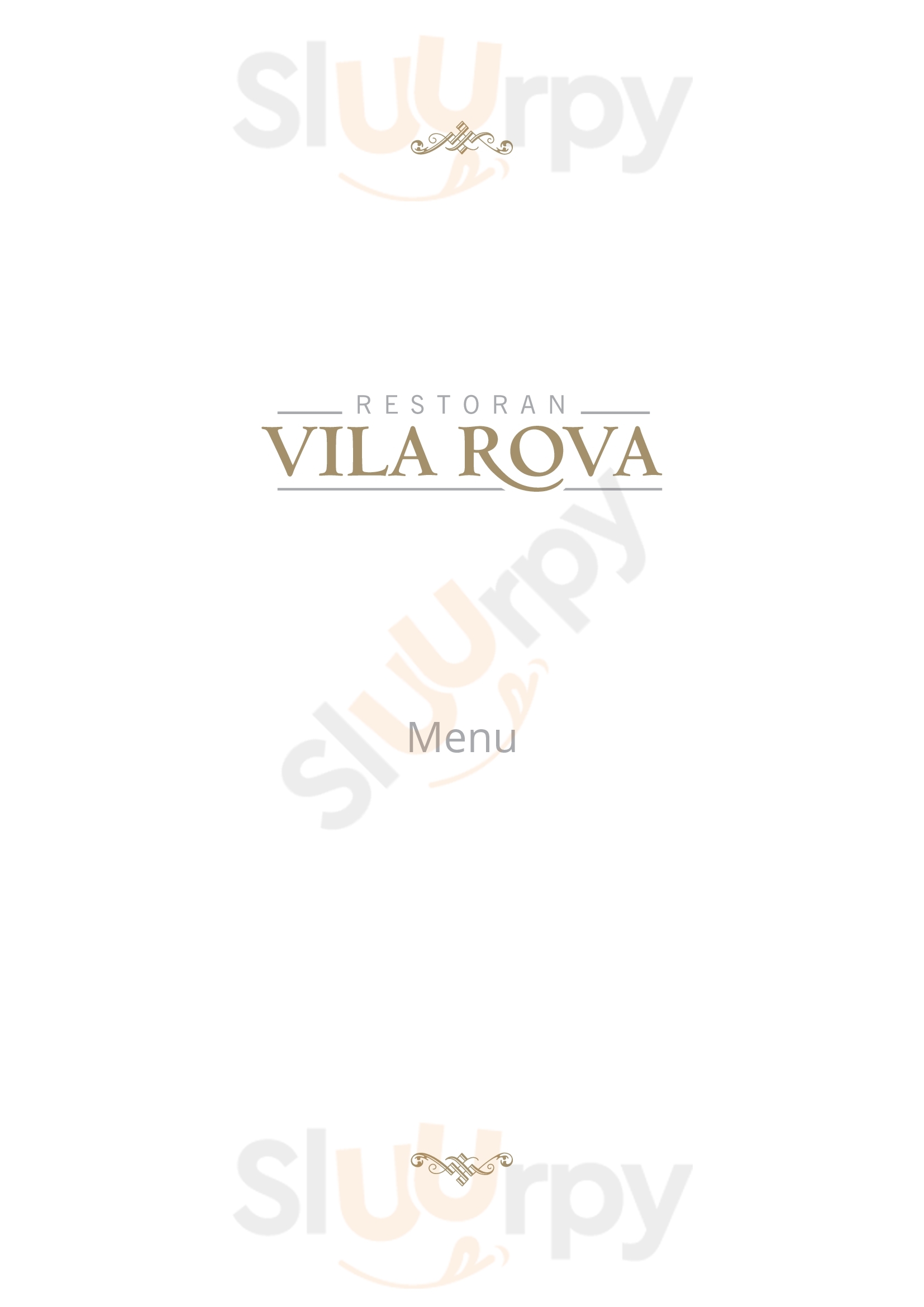 Vila Rova Restaurant Malinska Menu - 1