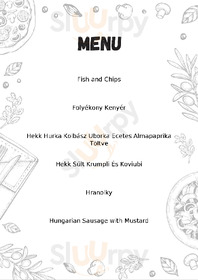 Ászok Sarok menu