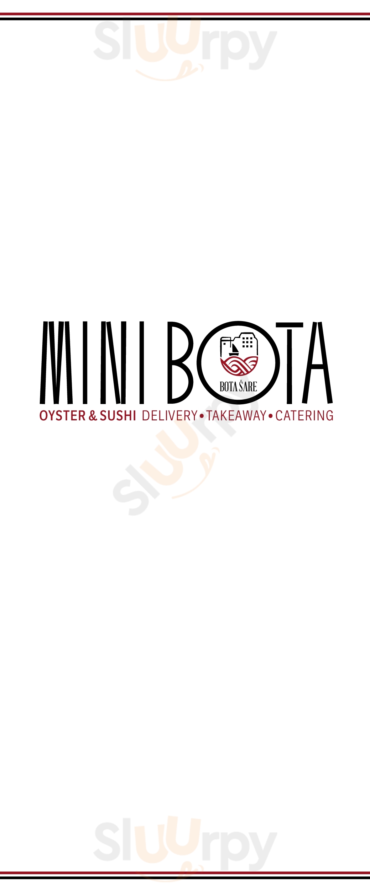 Mini Bota - Oyster & Sushi Bar Split Menu - 1