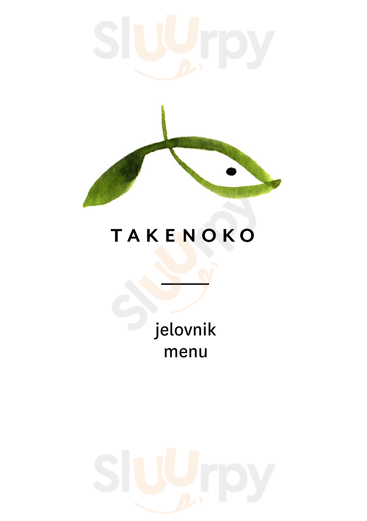 Takenoko Dubrovnik Dubrovnik Menu - 1
