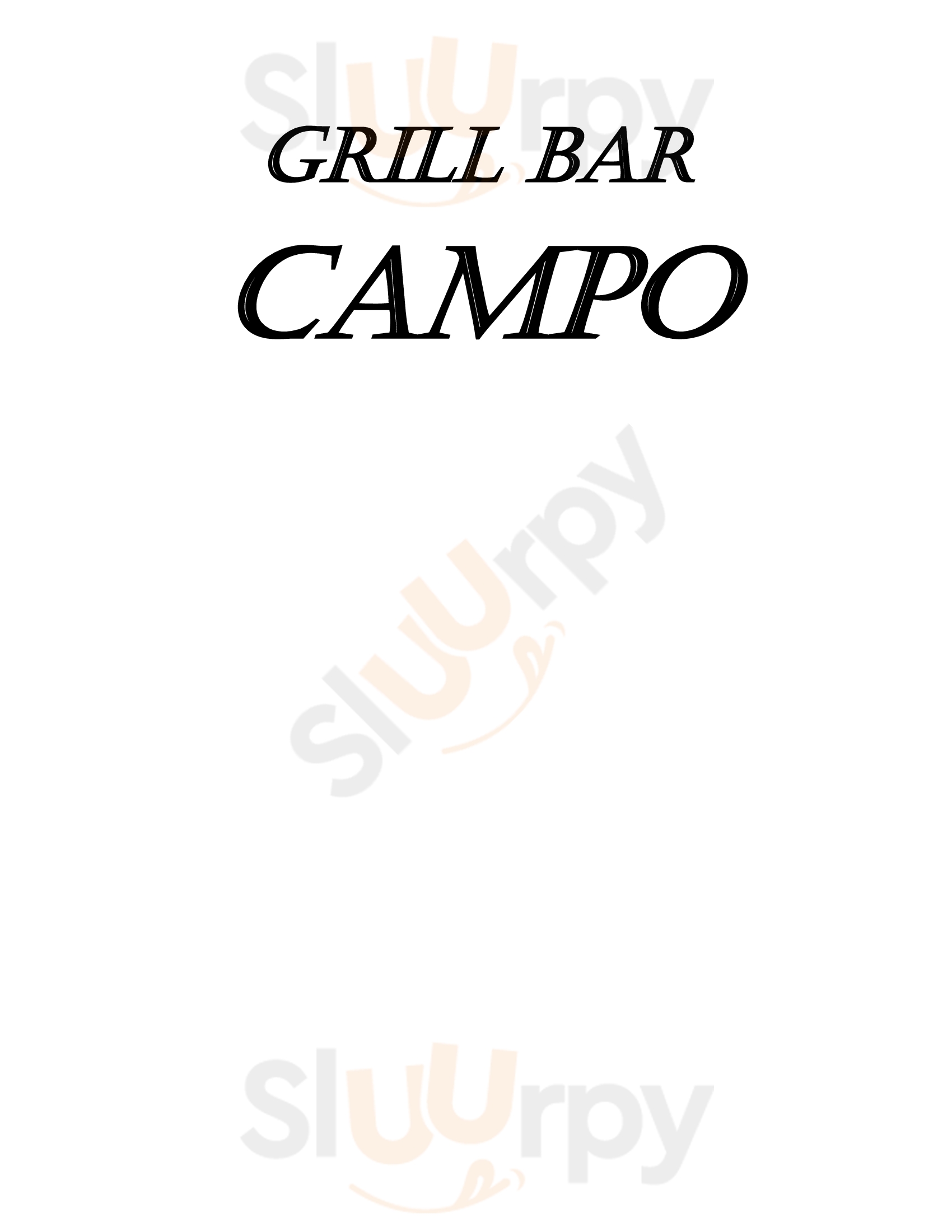 Grill Bar Campo Stinjan Menu - 1