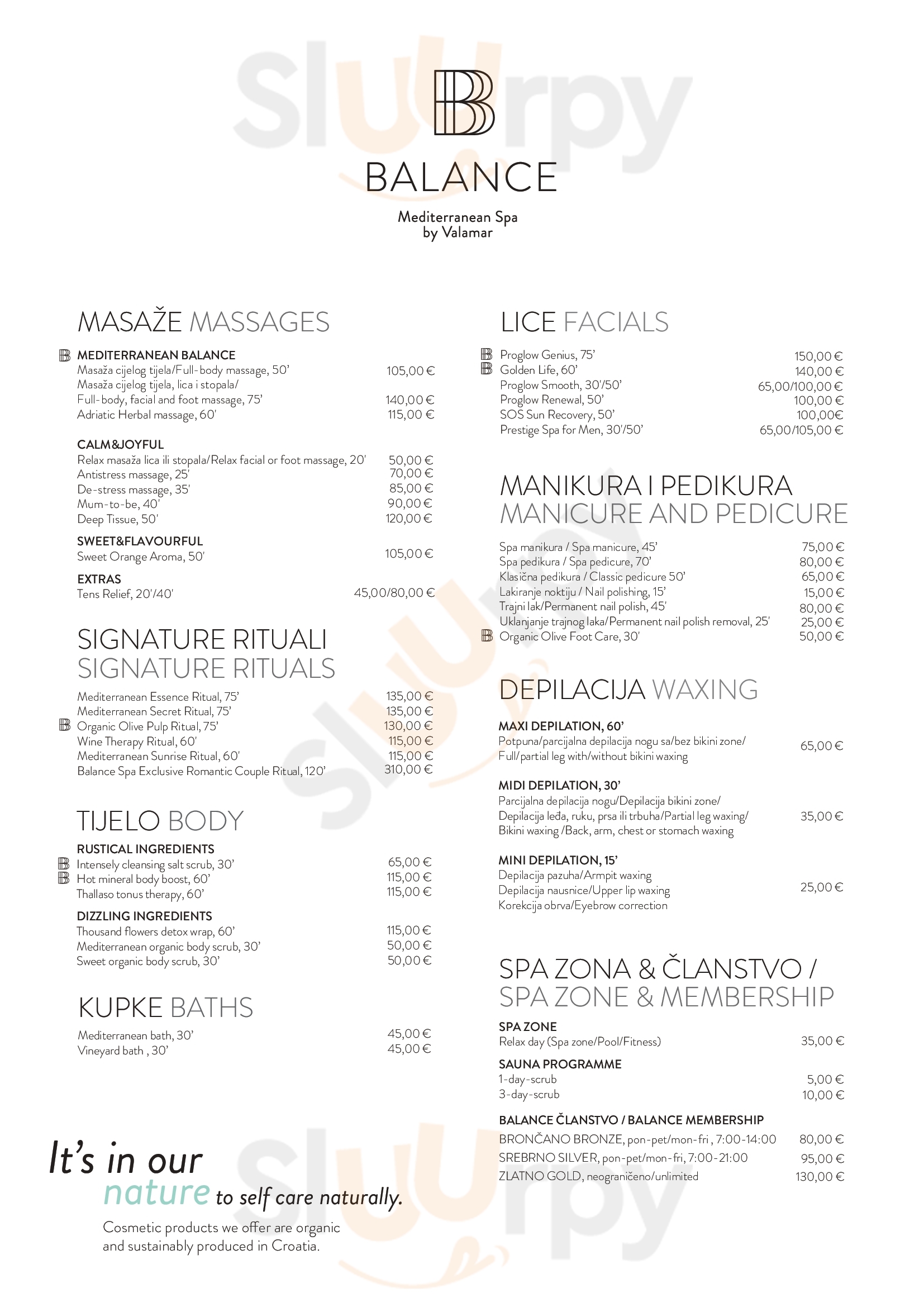 Miramare Restaurant Dubrovnik Menu - 1