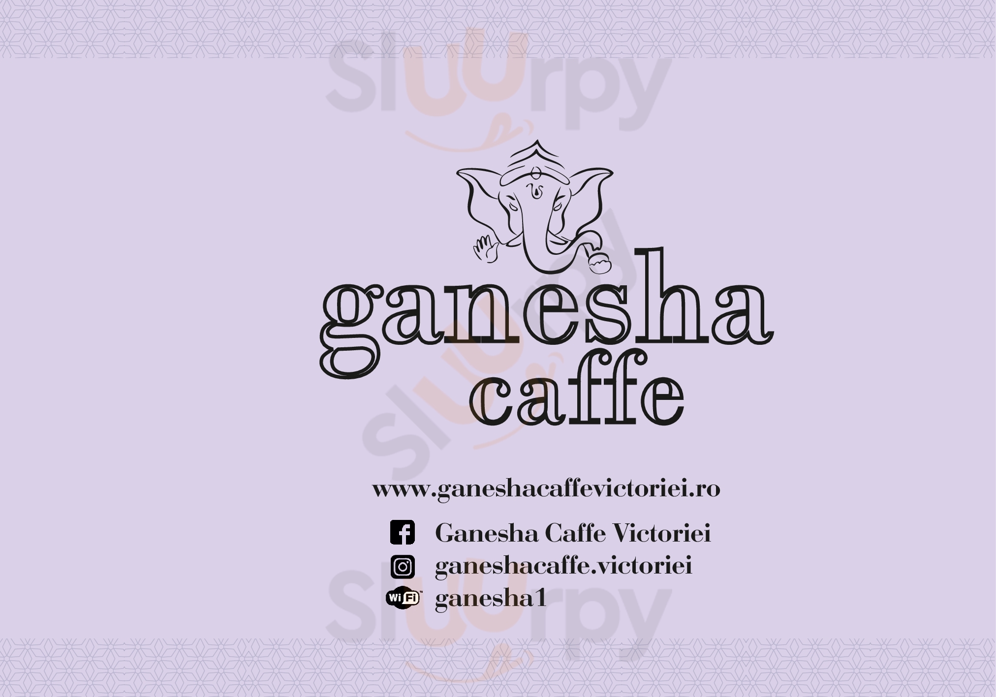Ganesha Caffe - Victoriei Bucharest Menu - 1