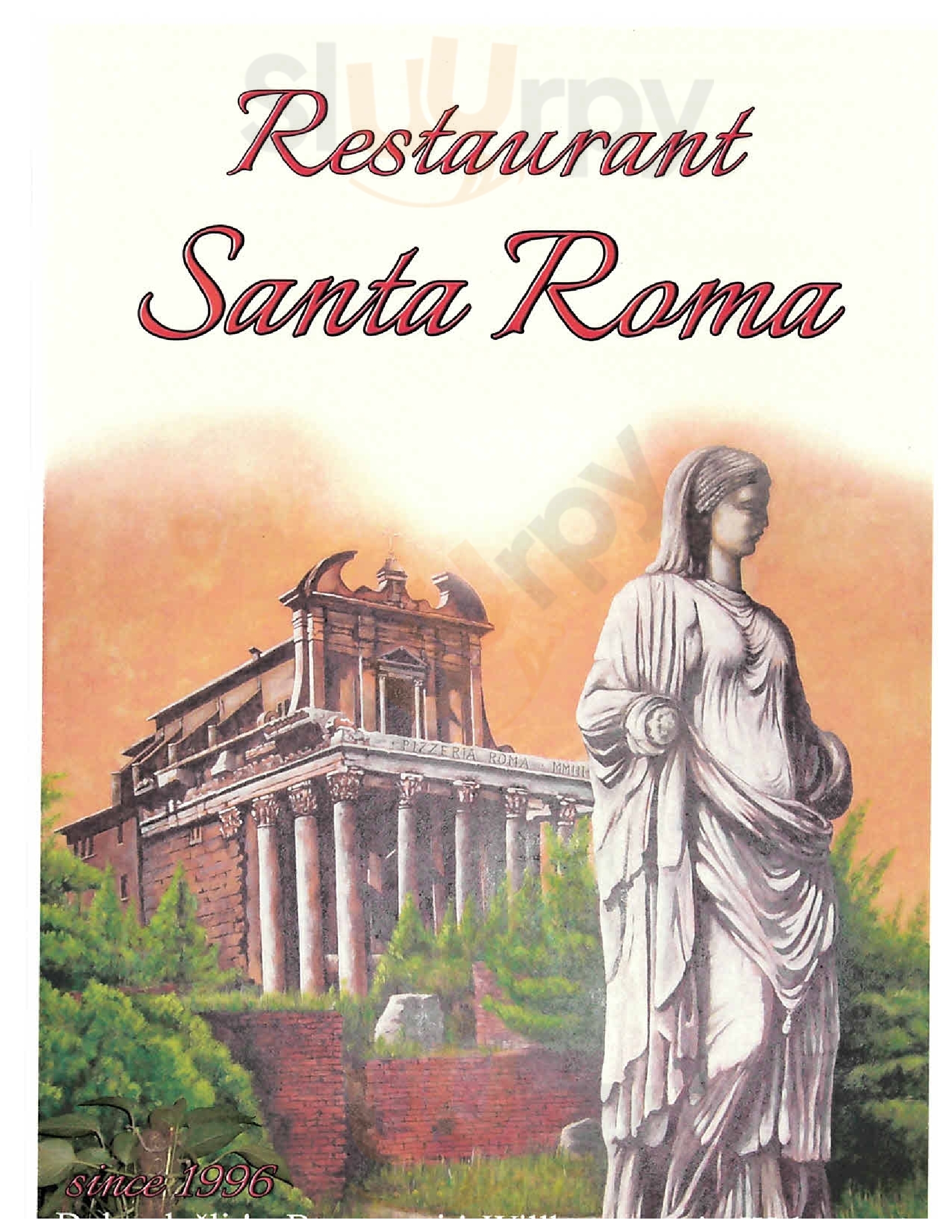 Santa Roma Restaurant Rovinj Menu - 1