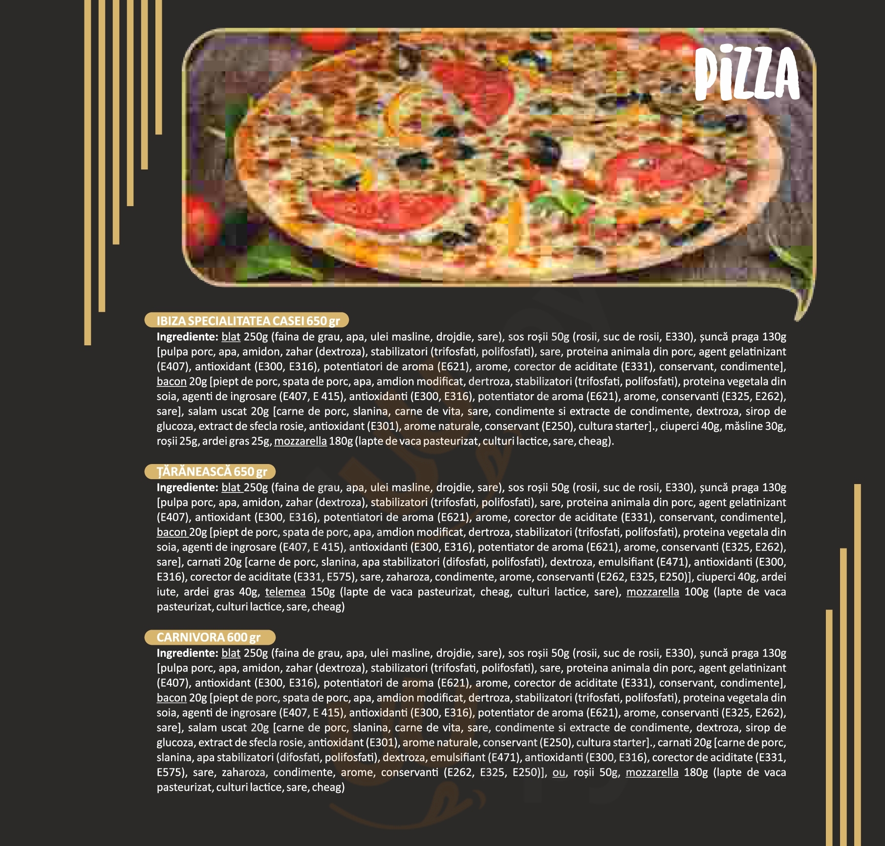 Pizza Ibiza Craiova Menu - 1