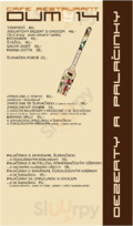 Restaurant Dum C. 14 menu
