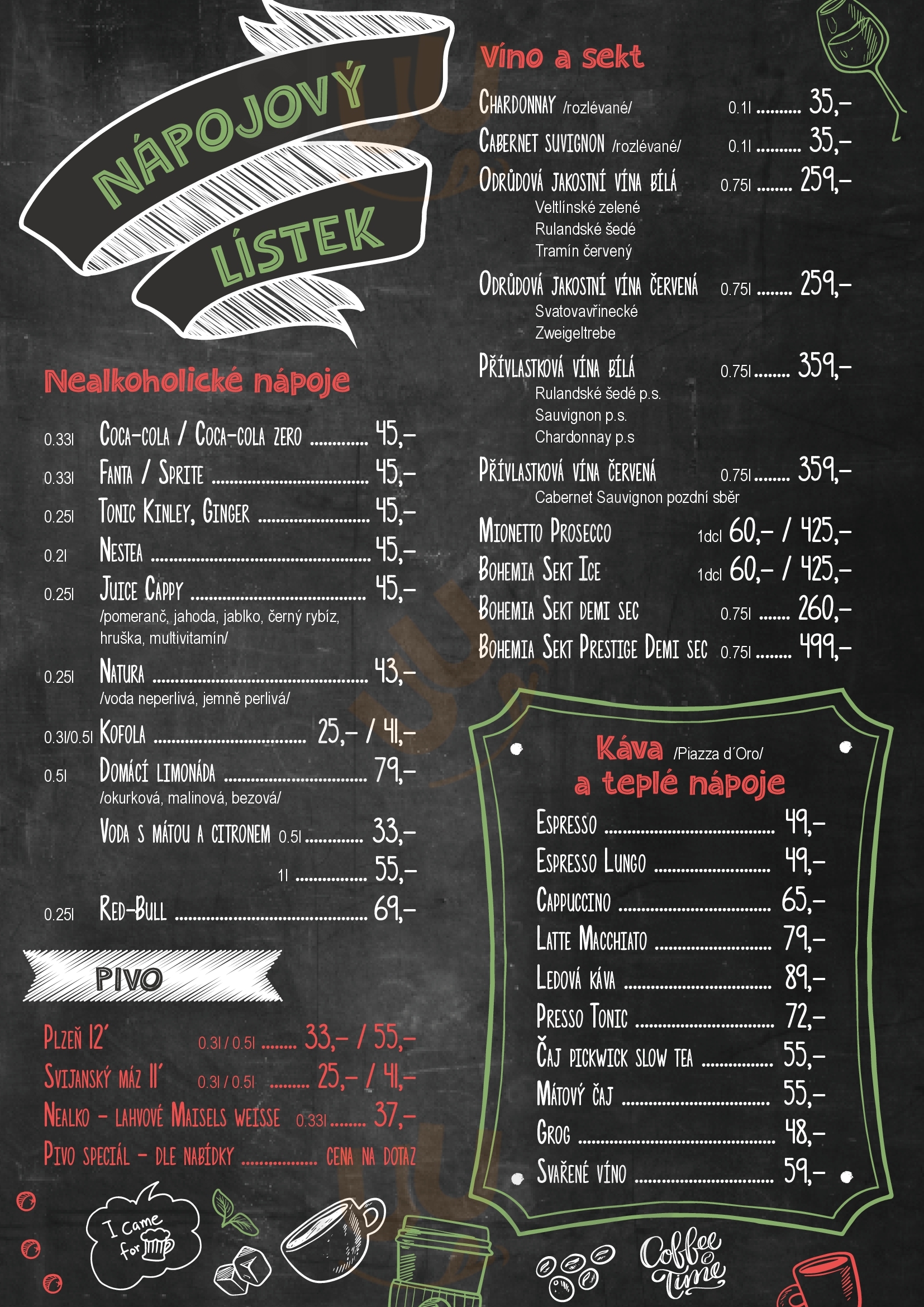 Pizzerie Piccolo Blansko Menu - 1