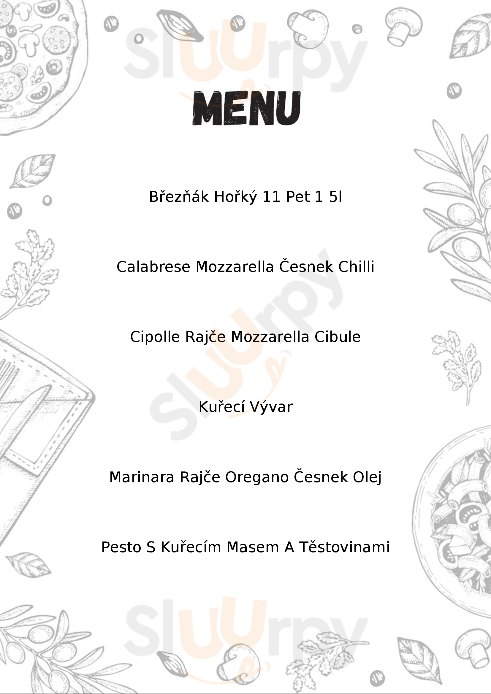 Restaurace Taverna Rajhrad Menu - 1