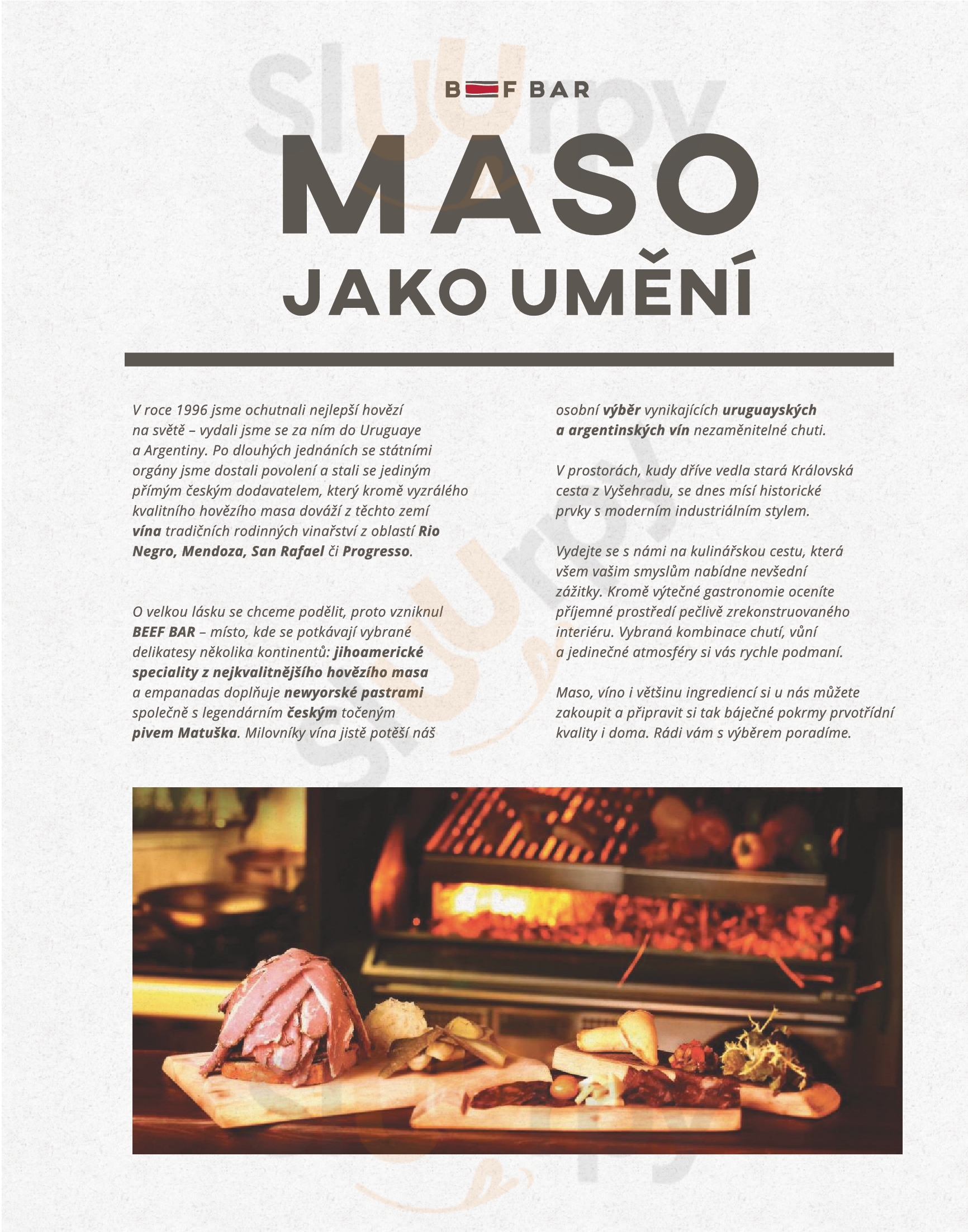 Beef Bar Prague Praha Menu - 1