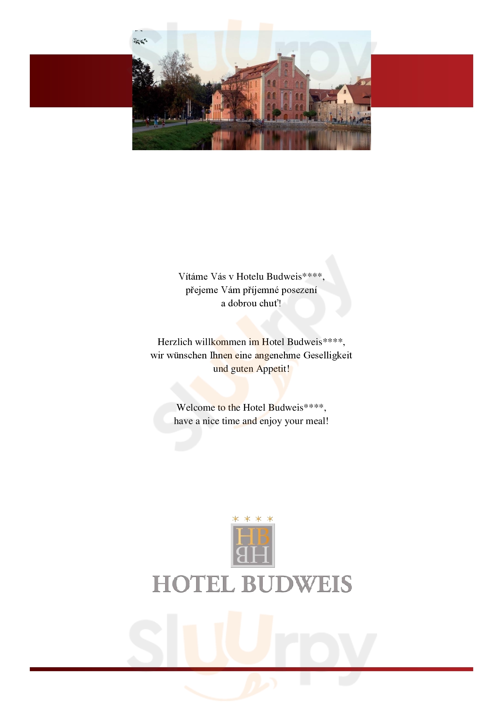 Hotel Budweis Restaurant České Budějovice Menu - 1