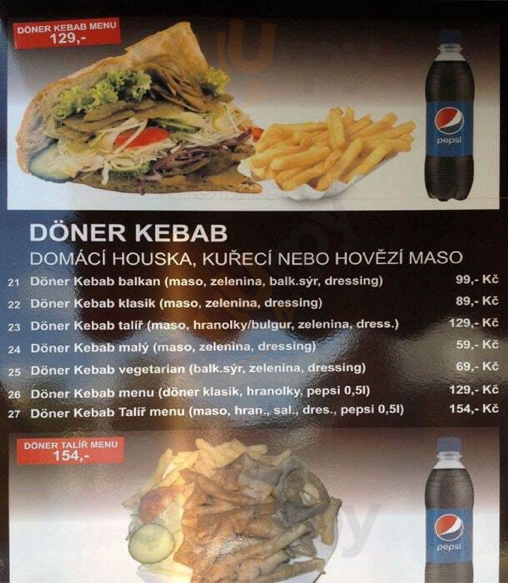 Arslan Kebab Praha Menu - 1