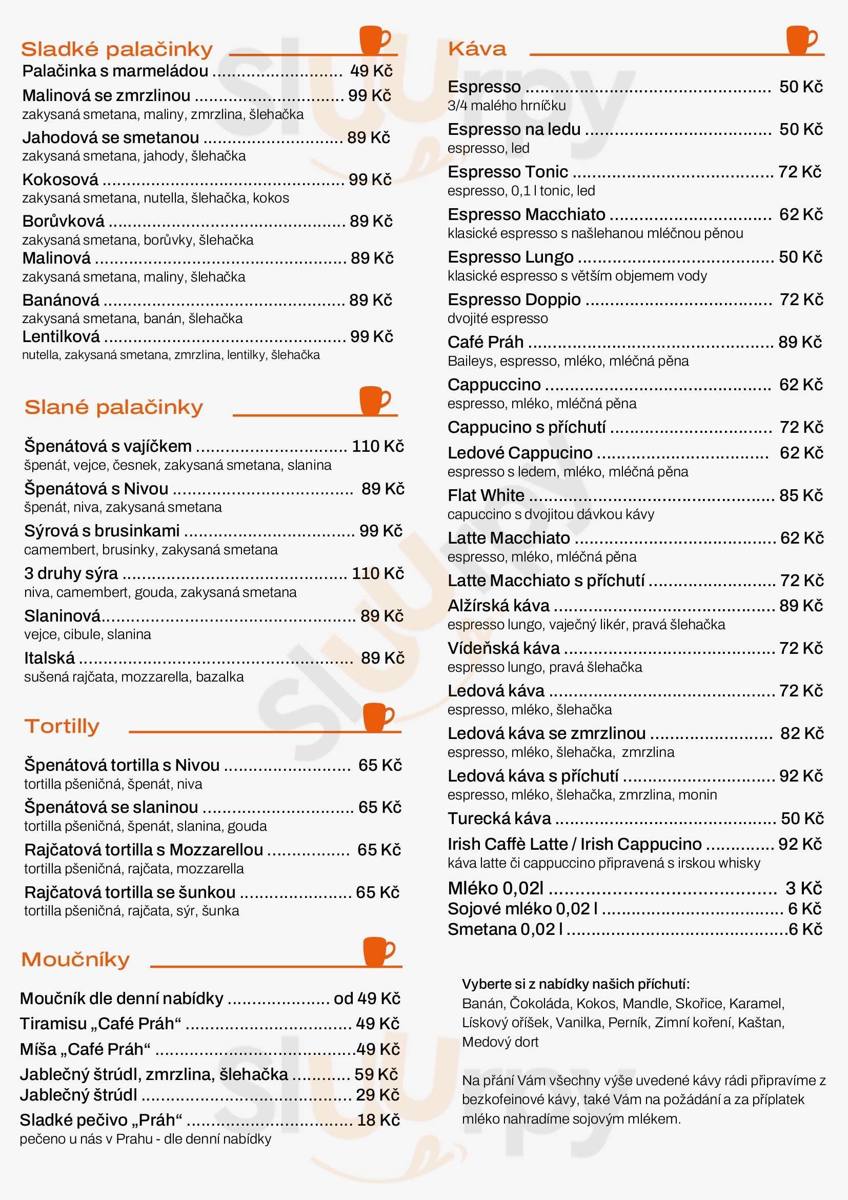 Cafe Prah Brno Menu - 1