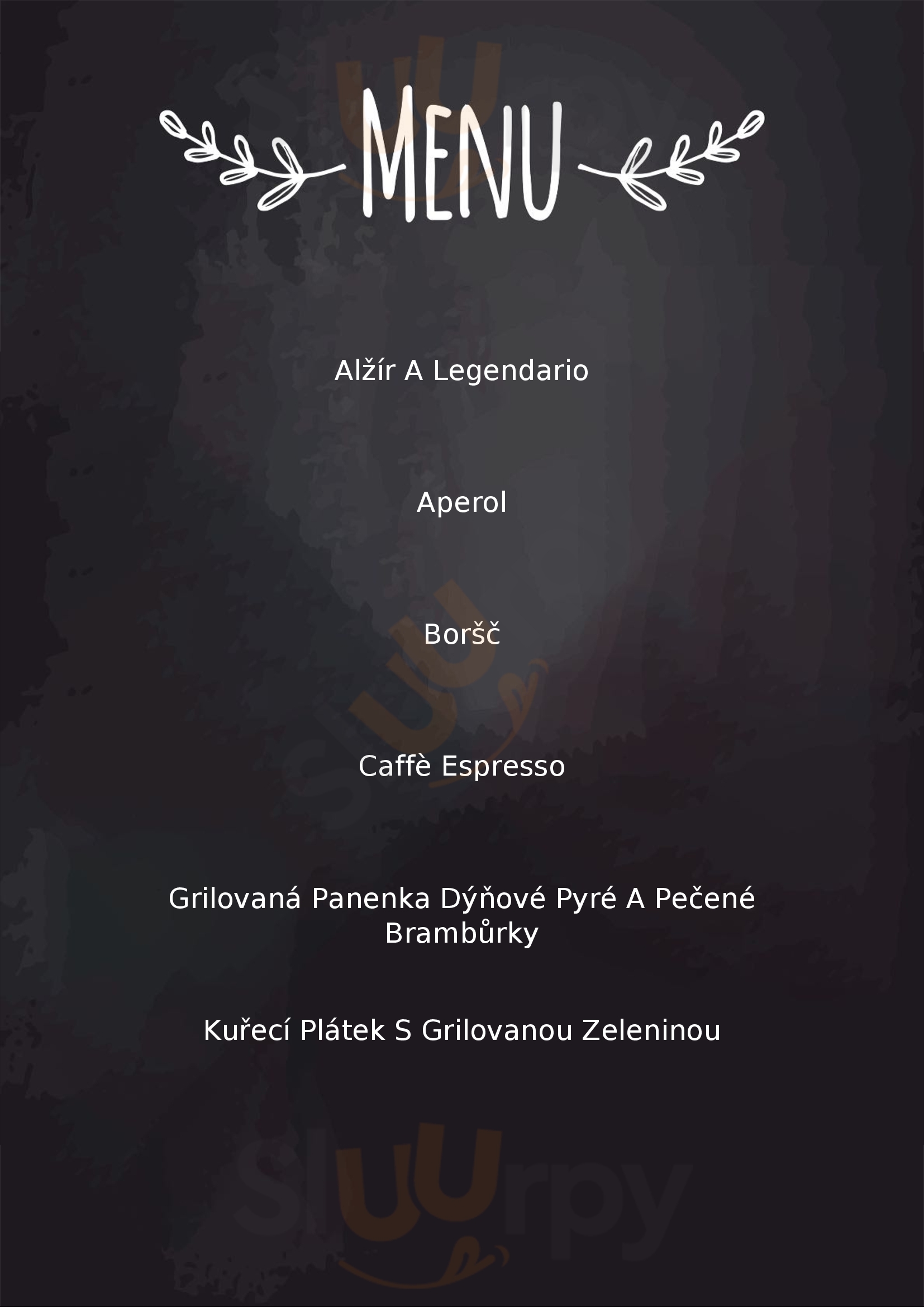 Cafe Restaurant Mincovna Opava Menu - 1