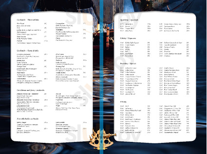 Botel Admirál menu