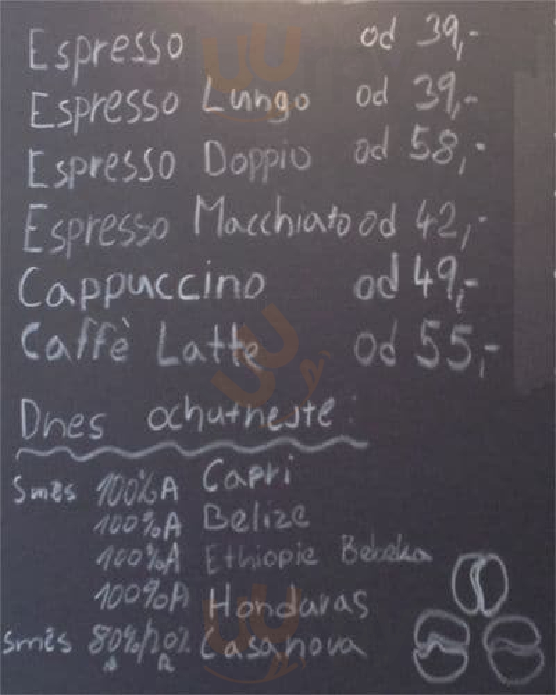 Kávová Hvězda Brno Menu - 1