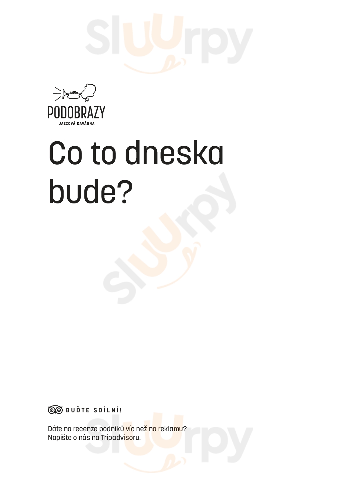 Jazzová Kavárna Podobrazy Brno Menu - 1