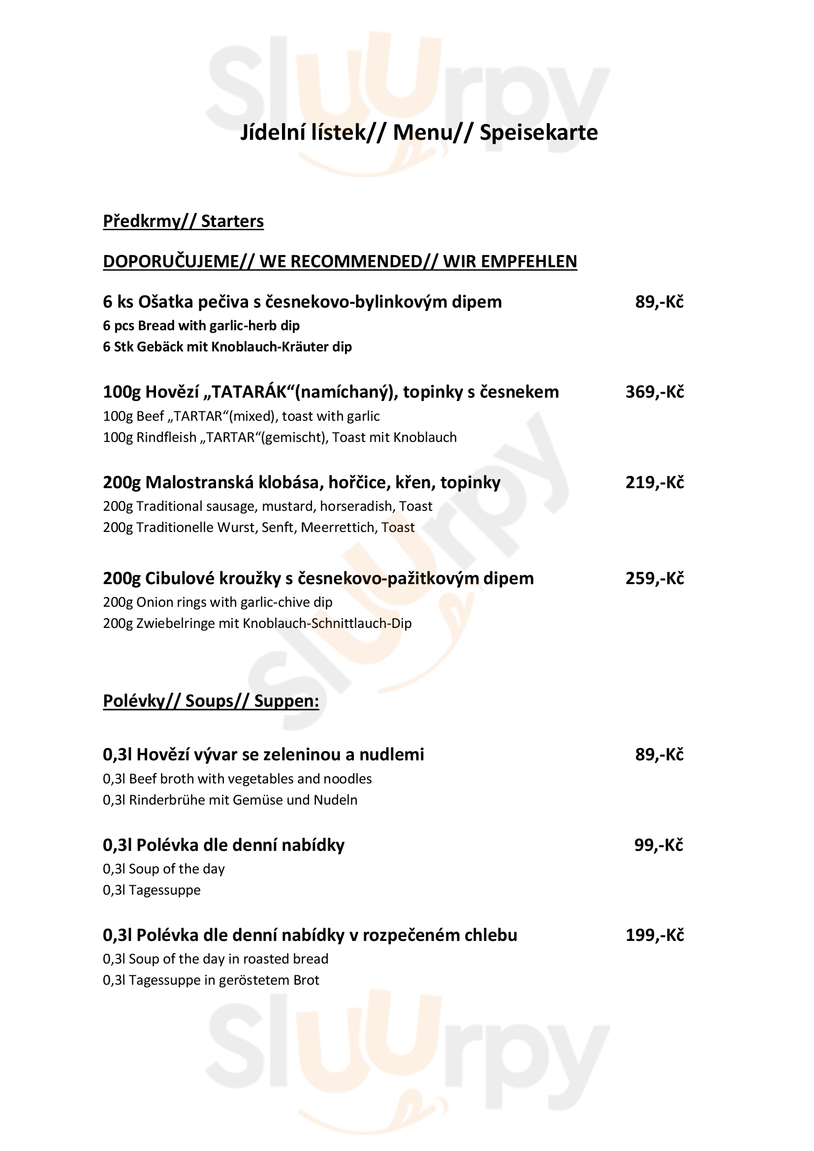 Main Menu - Plný Pekáč