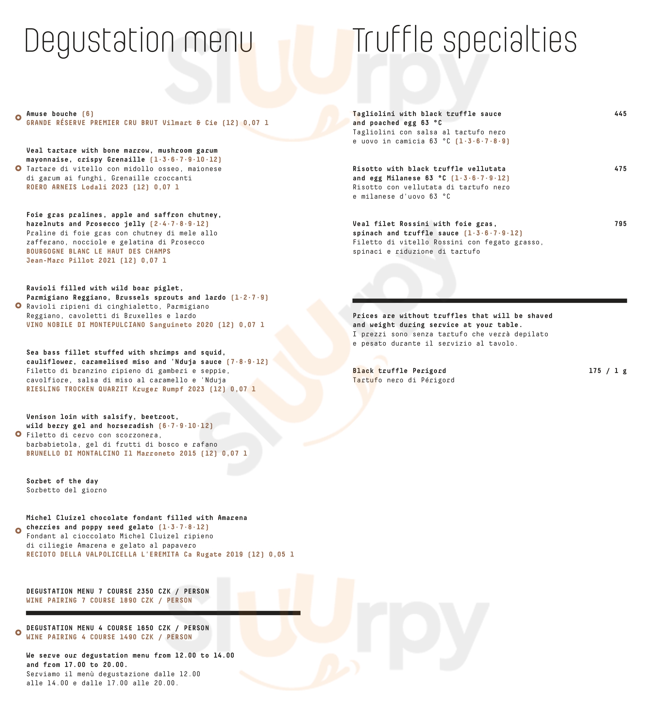 Amano Praha Menu - 1