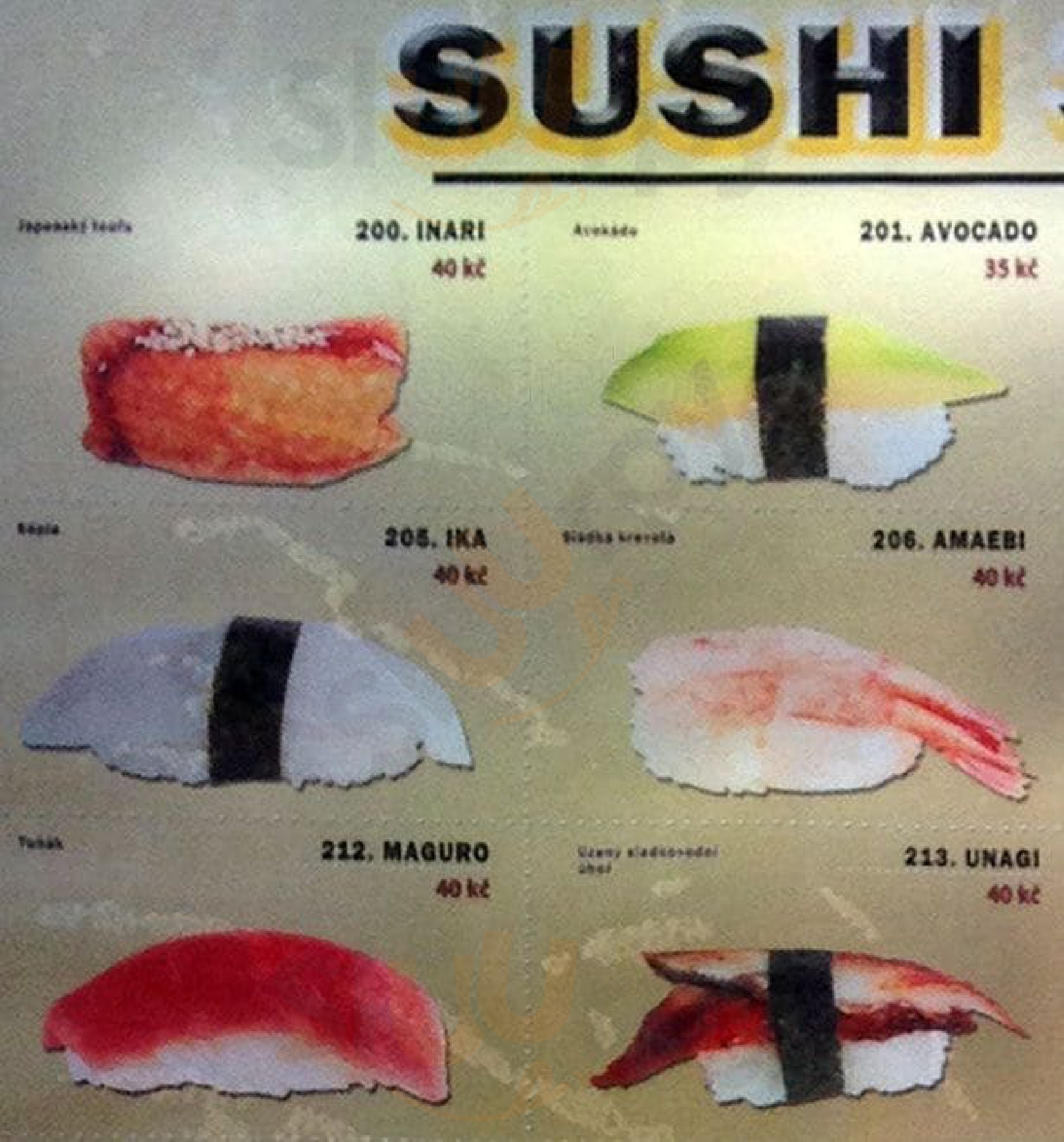 Sushi Time Praha Menu - 1