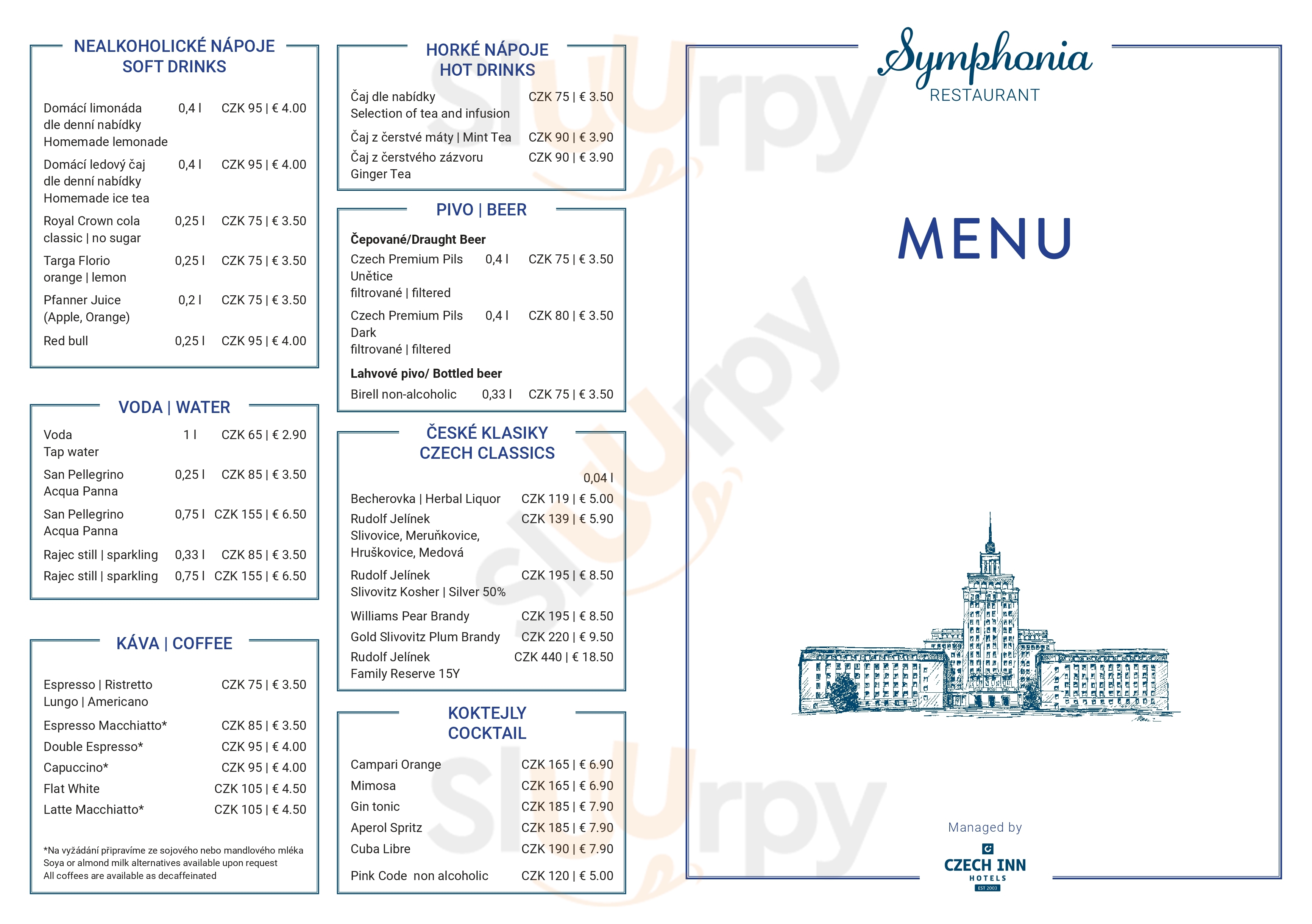 Café Brixen Praha Menu - 1