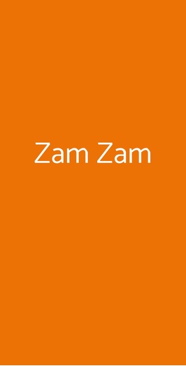 Zam Zam, Pavia