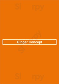 Ginger Concept menu
