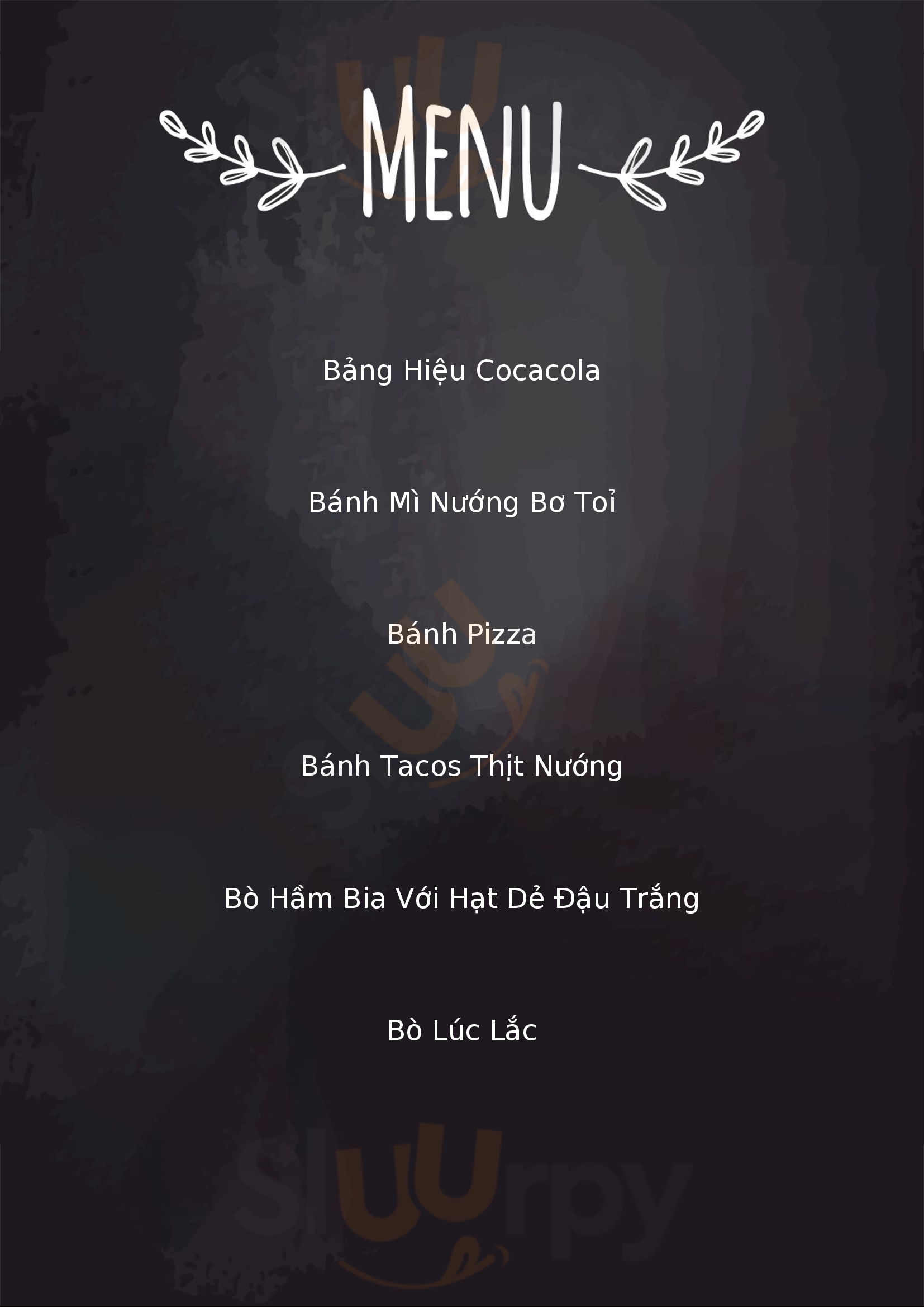 Pizza Giang Nha Trang Menu - 1