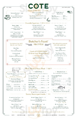 Bistro Song Vie menu