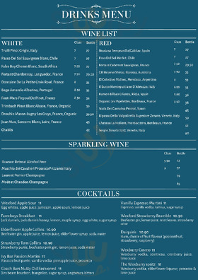 Afternoon Tea At The Ashdown Park Hotel menu