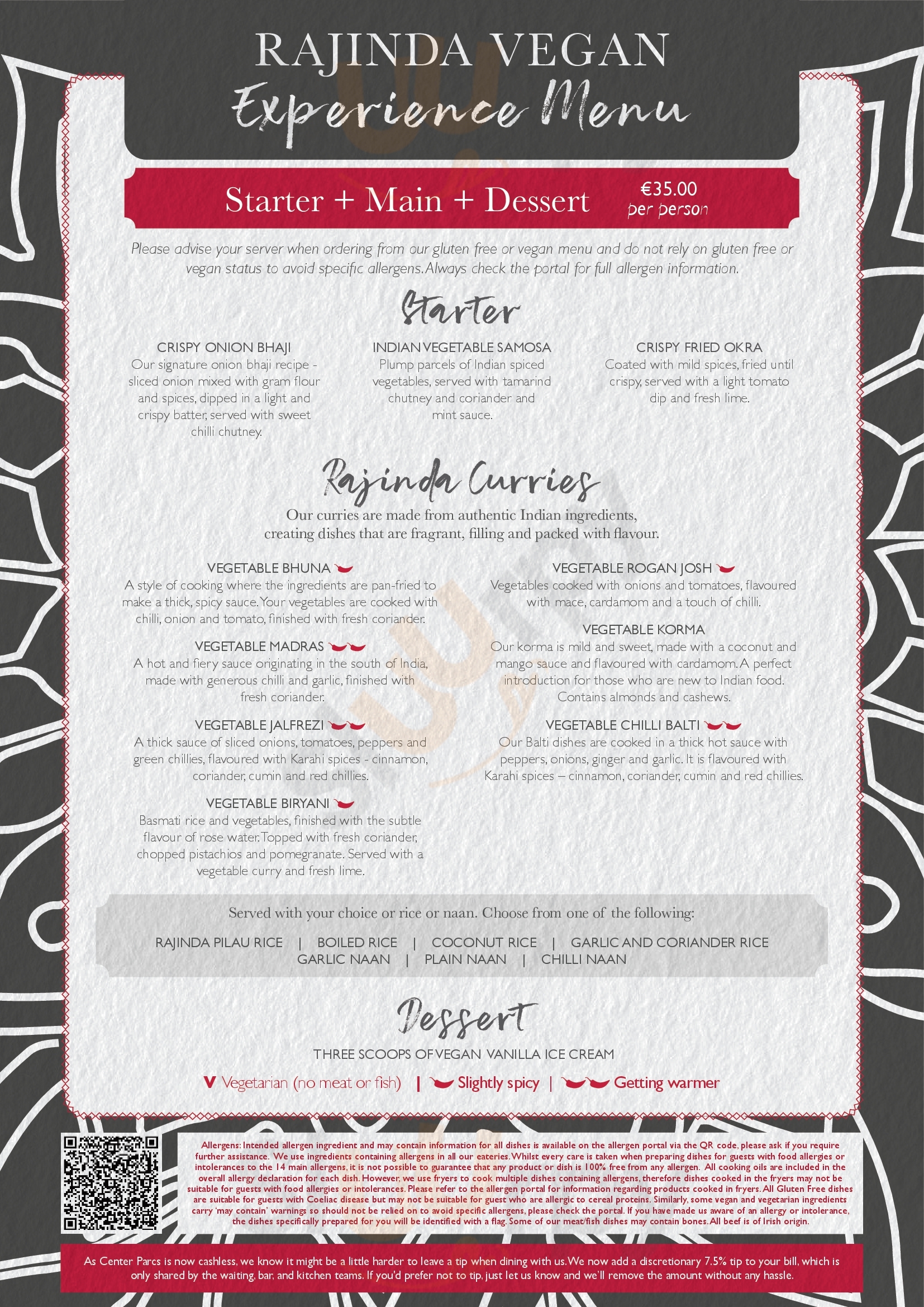 Rajinda Pradesh Longford Menu - 1
