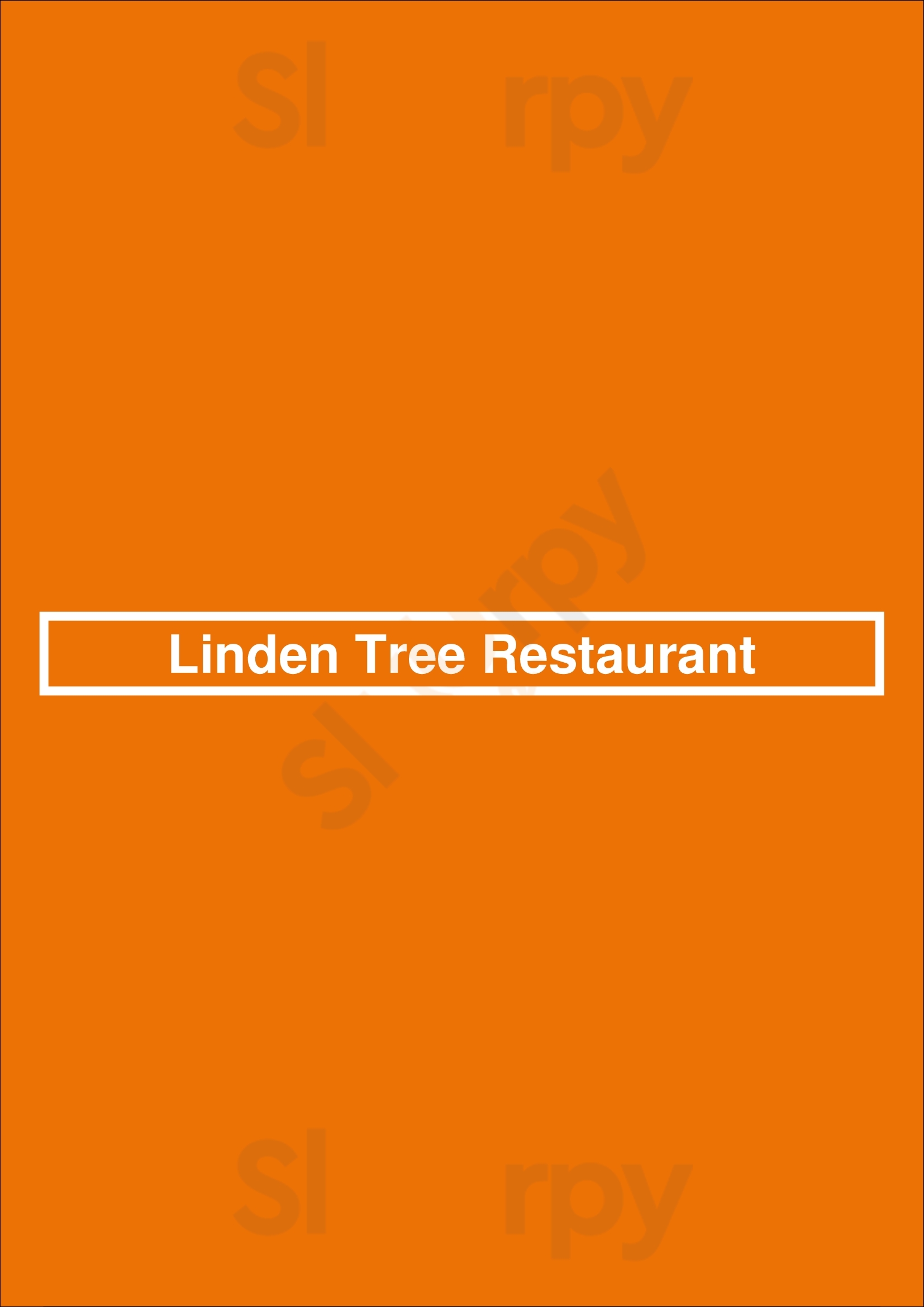 Linden Tree Restaurant Maynooth Menu - 1