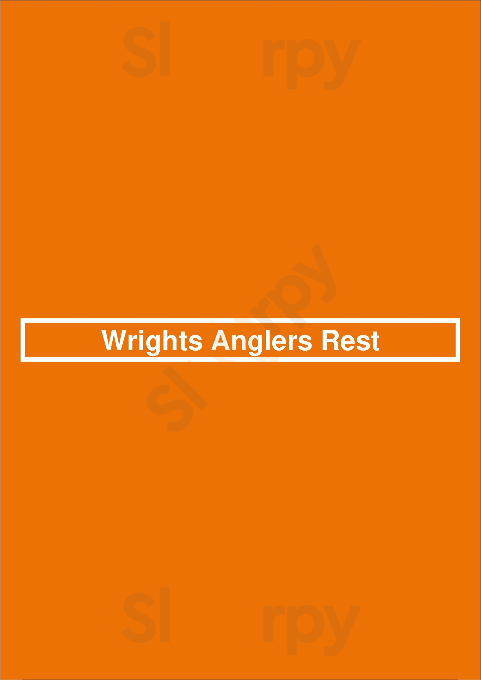 Wrights Anglers Rest Castleknock Menu - 1