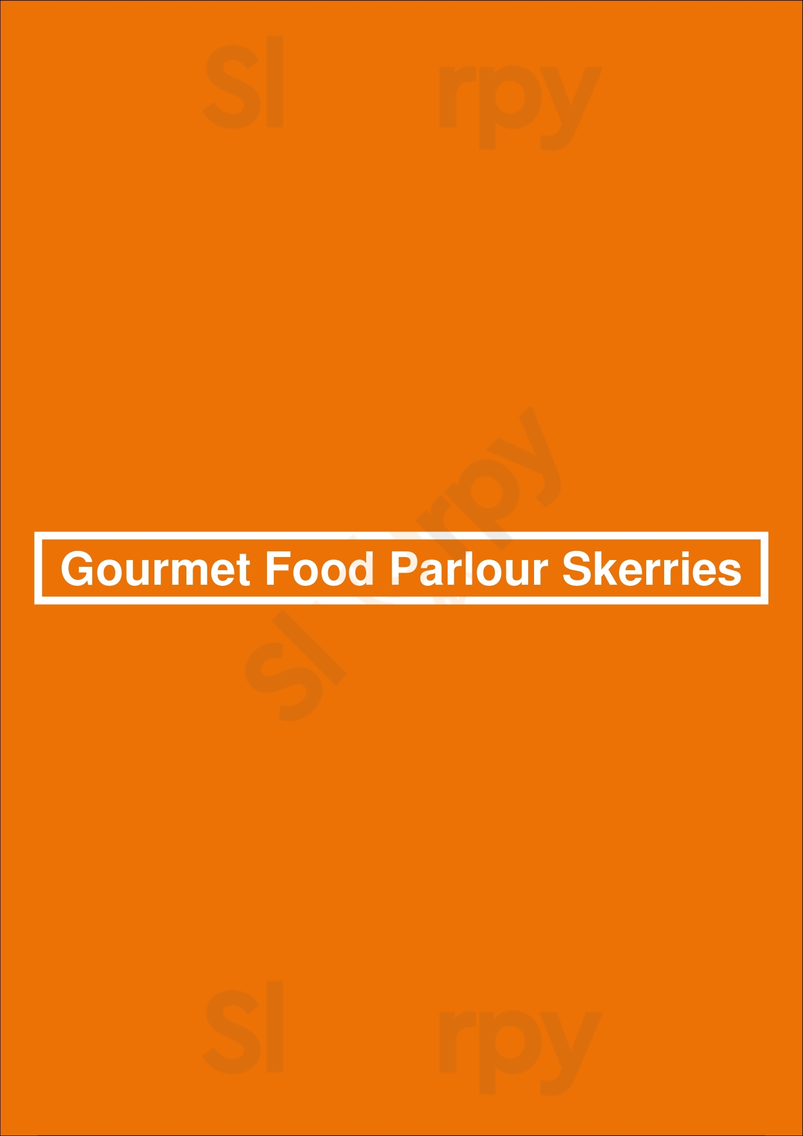 Gourmet Food Parlour Skerries Skerries Menu - 1