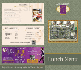 Arlington Hotel And Knightsbridge Bar menu