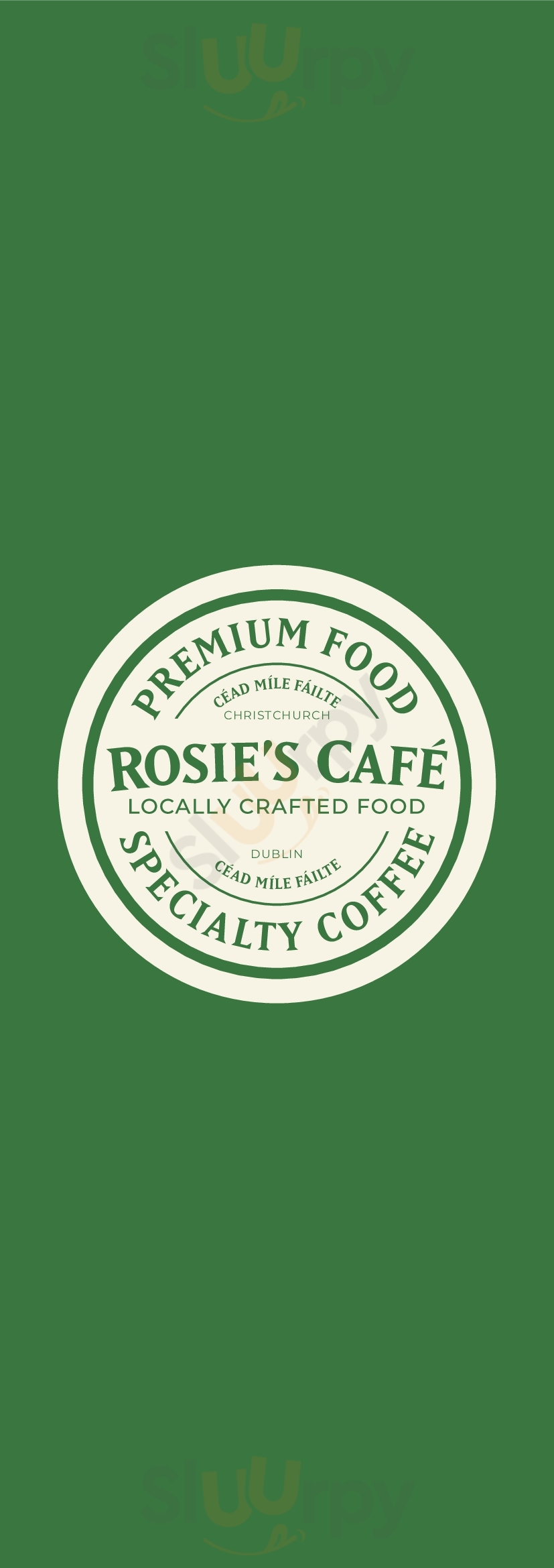 Rosie's Cafe Dublin Menu - 1